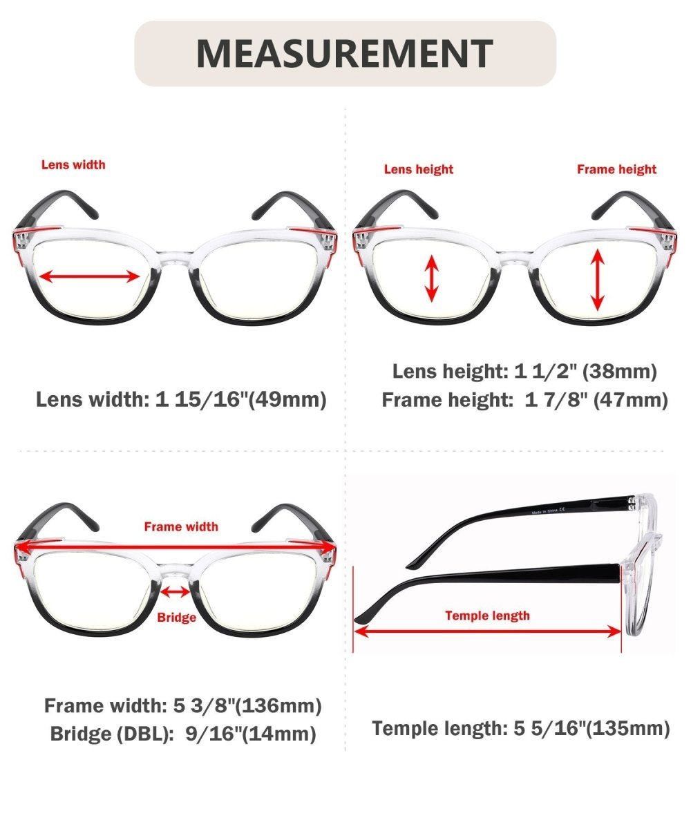 10 Pack Fashionable Reading Glasses Include Two Sunglasses R2114 - Gr8sight