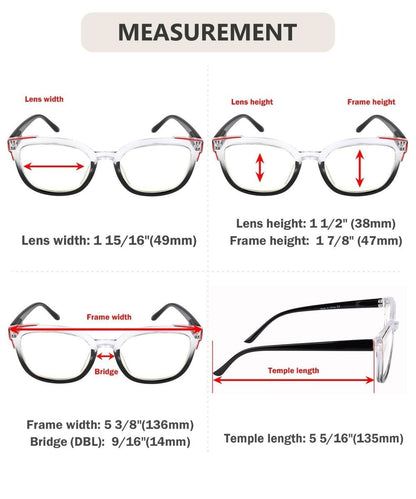 10 Pack Fashionable Reading Glasses Include Two Sunglasses R2114 - Gr8sight