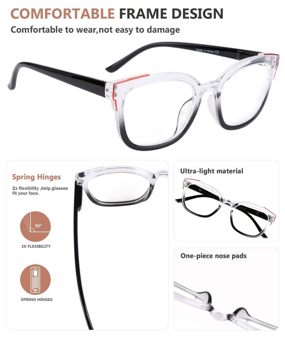 10 Pack Fashionable Reading Glasses Include Two Sunglasses R2114 - Gr8sight