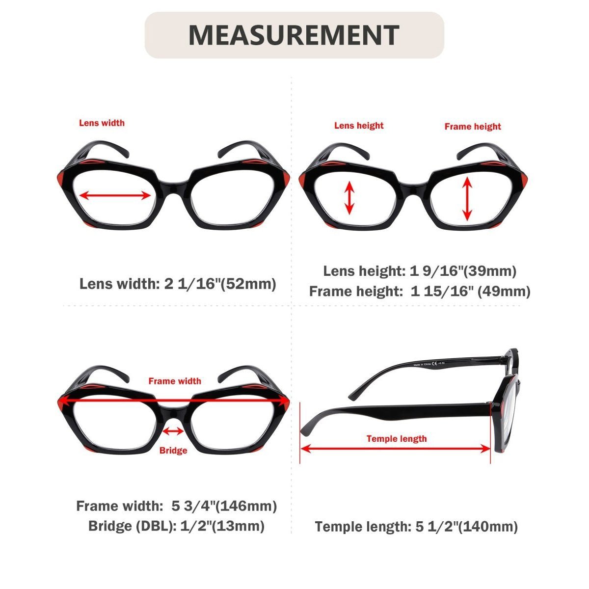 10 Pack Oval Lens Eyeglasses Fashion Design Reading Glasses R2129 - Gr8sight