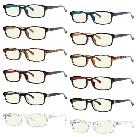 10 Pack Stylish Comfortable Computer Reading Glasses CG177 - Gr8sight