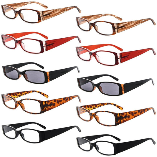 10 Pack Stylish Ladies Reading Glasses Include Sunglasses R040 - Gr8sight