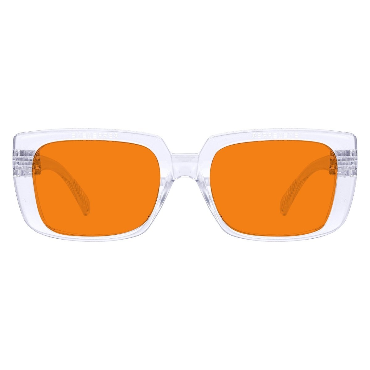 100% Blue Blocking Orange Glasses for Sleep Metalless Screwless NR9107 - B98 - Gr8sight