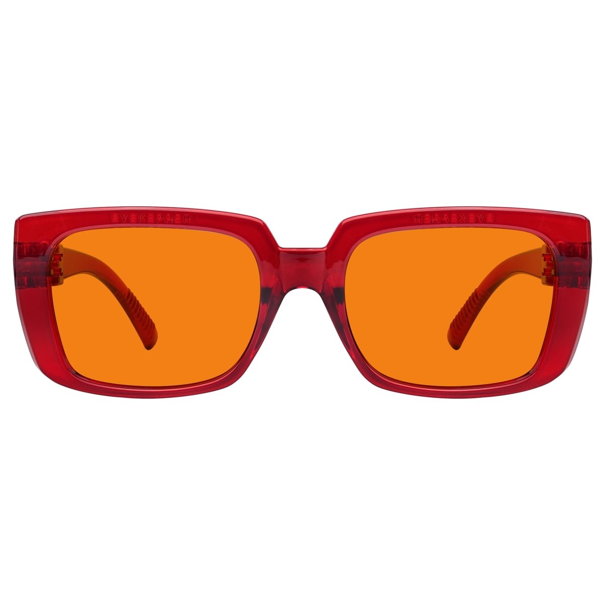 100% Blue Blocking Orange Glasses for Sleep Metalless Screwless NR9107 - B98 - Gr8sight