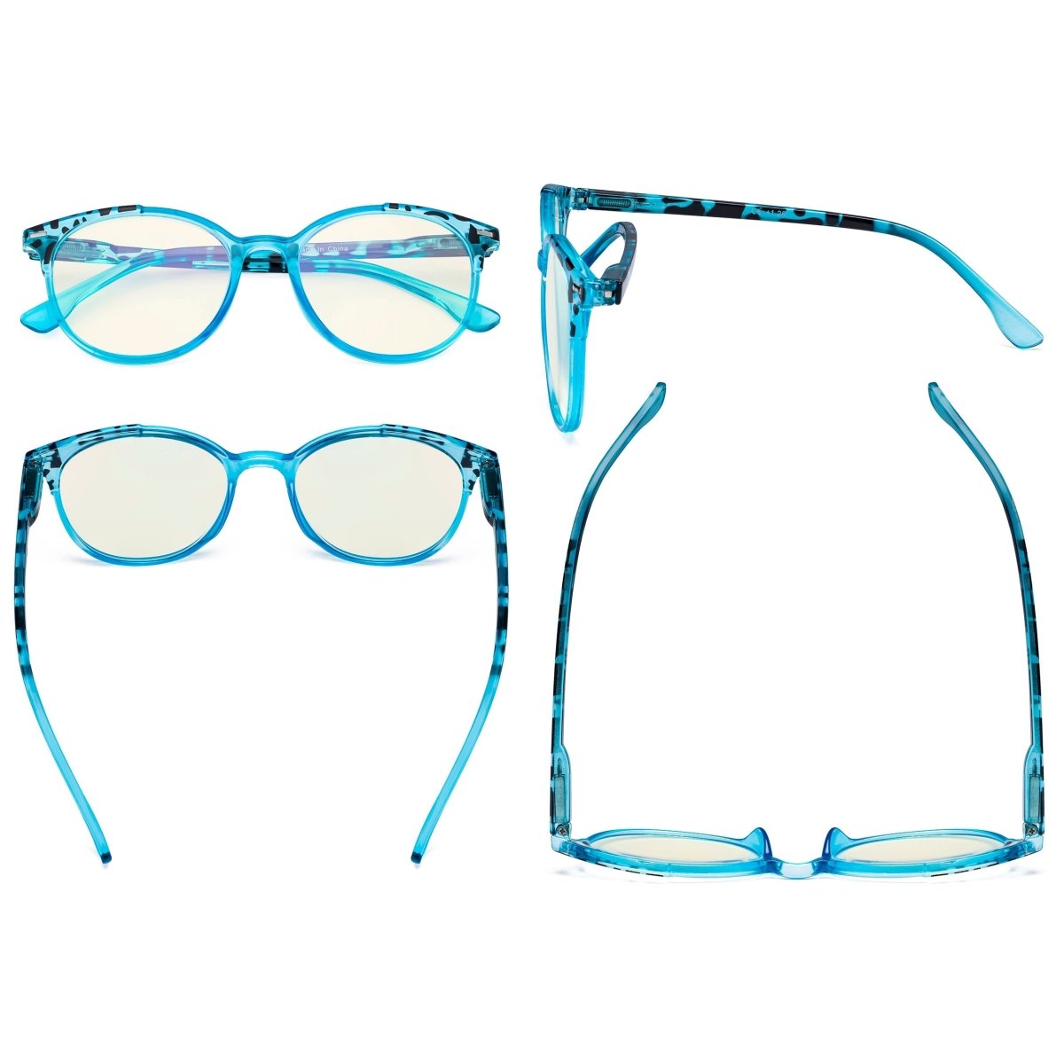 12 Pack Ladies Pattern Design Blue Light Blocking Reading Glasses UVR9002D - Gr8sight