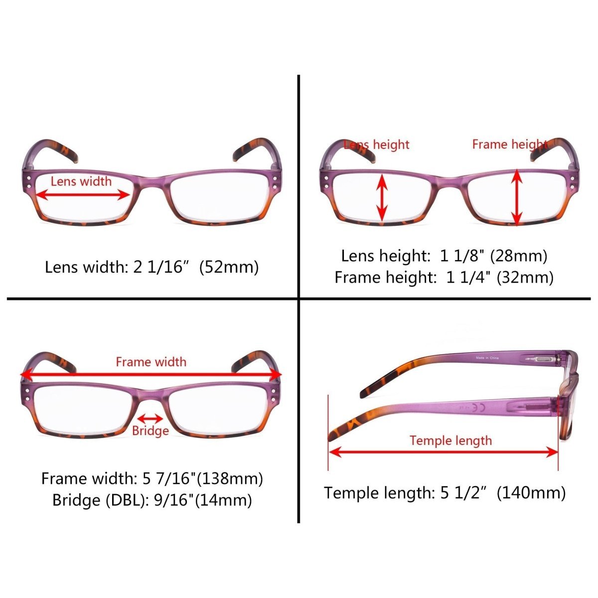 12 Pack Ladies Reading Glasses Pattern Design Readers R012D - Gr8sight