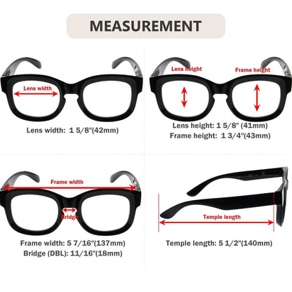 12 Pack Thicker Frame Reading Glasses Ladies Readers R2013 - Gr8sight