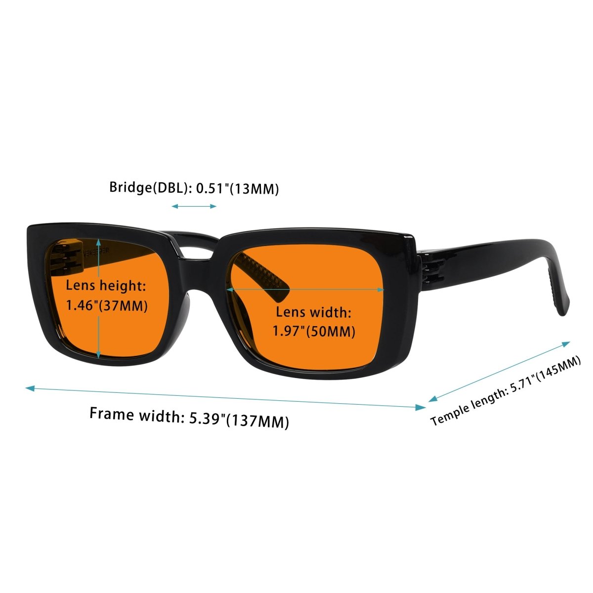 6 Pack 100% Blue Light Blocking Glasses Orange Lens Metalless Screwless NR9107 - B98 - Gr8sight