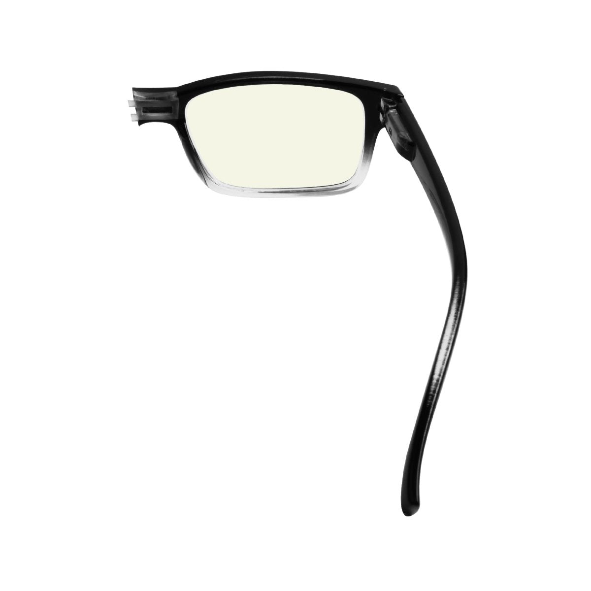 (Must Buy Both Eye) Computer Glasses with Different Power for Each Eye - Black Clear Frame - Gr8sight