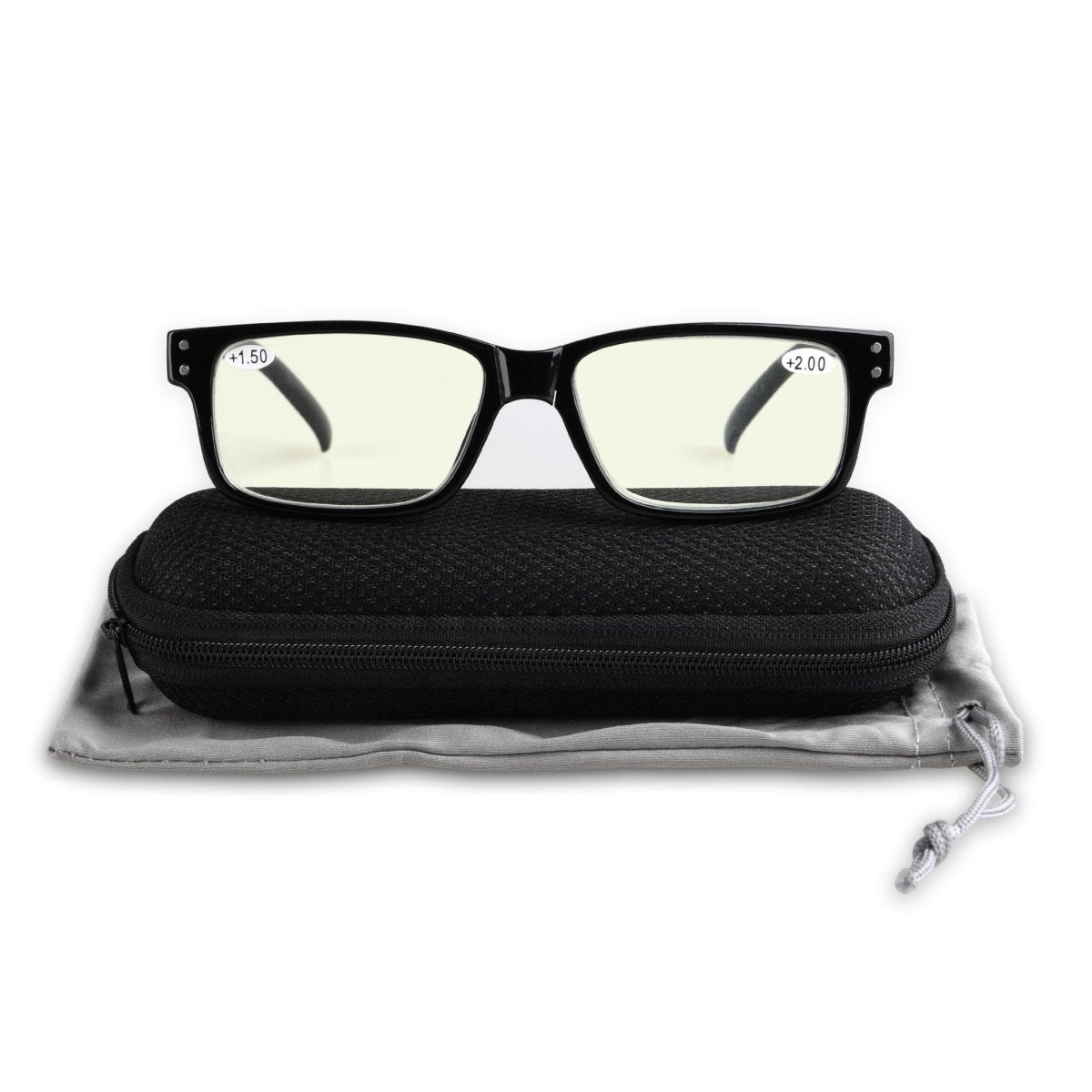 (Must Buy Both Eye) Computer Glasses with Different Power for Each Eye - Black Frame - Gr8sight