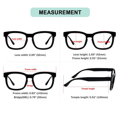 (Must Buy Both Eye) Metalless Screwless Reading Glasses with Different Strength - Gr8sight