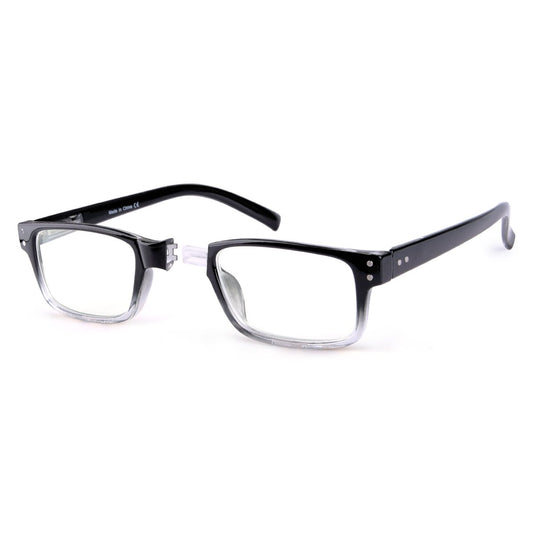 (Must Buy Both Eye) Reading Glasses with Different Strength for Each Eye - Black Clear Frame - Gr8sight