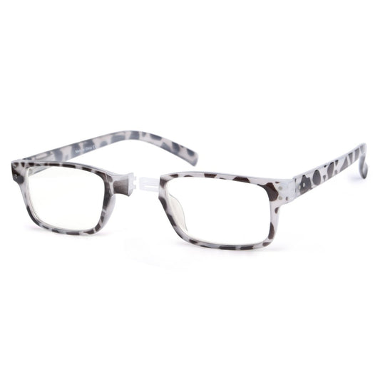 (Must Buy Both Eye) Reading Glasses with Different Strength for Each Eye - Grey Tortoise Frame - Gr8sight